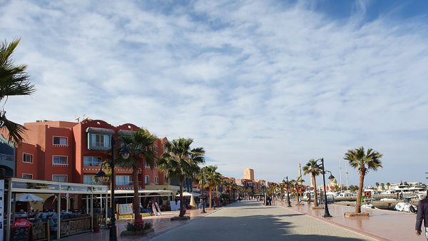 Visite de la ville Hurghada. Marina de quai