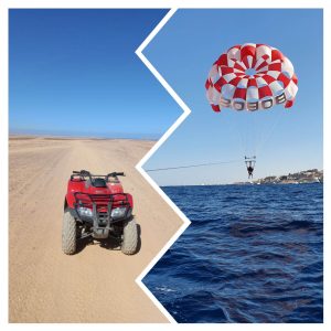 VTT + parachute ascensionnel à Hurghada